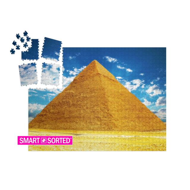SMART SORTED® | Puzzle 1000 Teile „Große Pyramide, Gizeh, Ägypten“