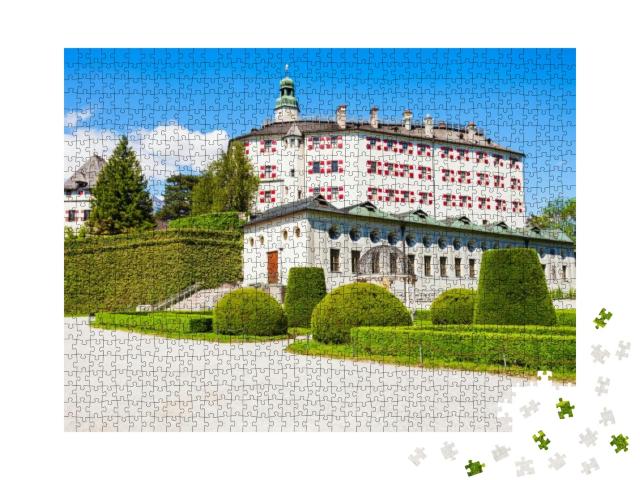 Puzzle 1000 Teile „Schloss Ambras Innsbruck, Tirol, Österreich“
