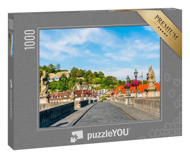 Puzzle 1000 Teile „Alte Mainbrücke in Würzburg, Bayern“