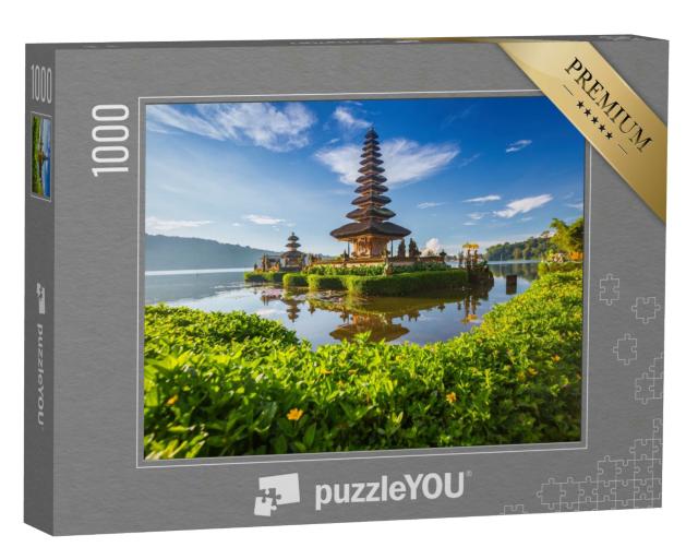 Puzzle 1000 Teile „Pura Beratan-Tempel, Insel Bali, Indonesien“