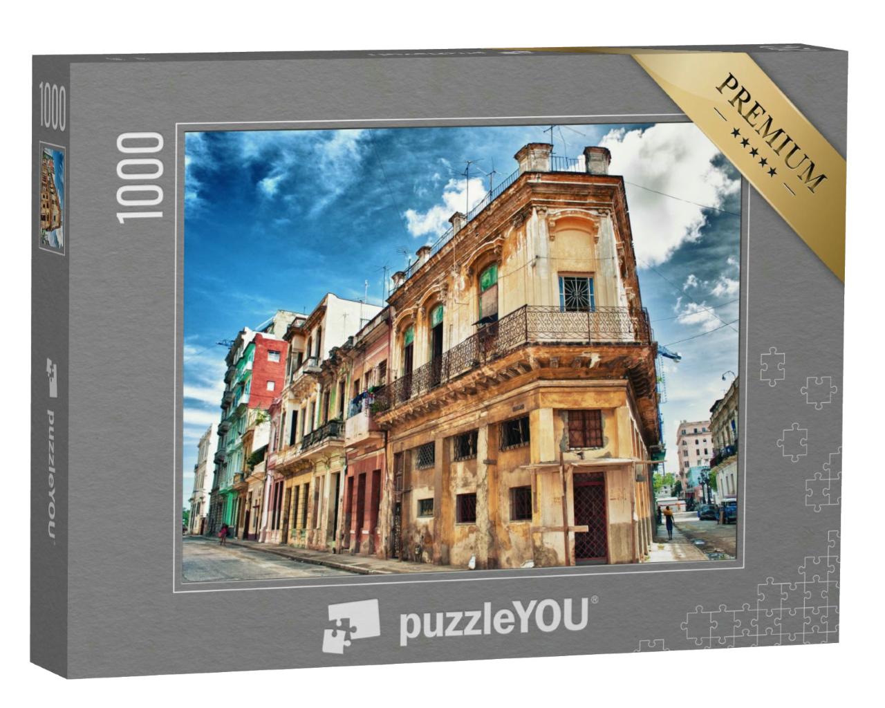 Puzzle 1000 Teile „Historisches Kolonialgebäude, Havanna, Kuba“