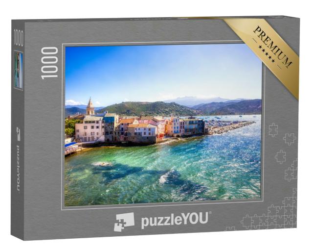 Puzzle 1000 Teile „Der alte Teil von Saint-Florent auf Korsika“