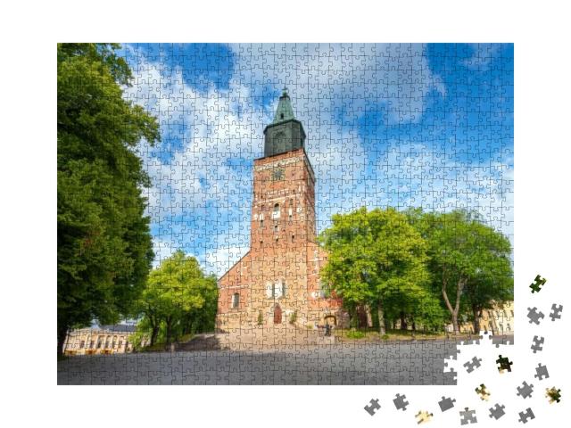 Puzzle 1000 Teile „Der Dom von Turku in Finnland“
