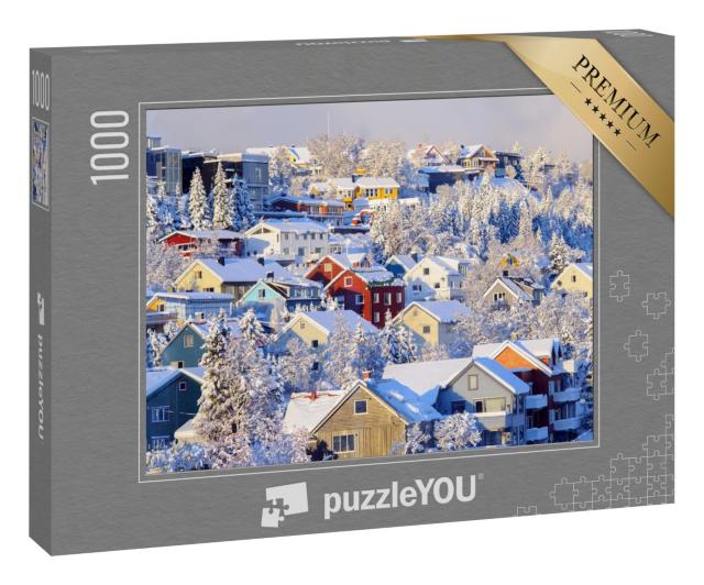 Puzzle 1000 Teile „Winterliches Tromso, Norwegen“