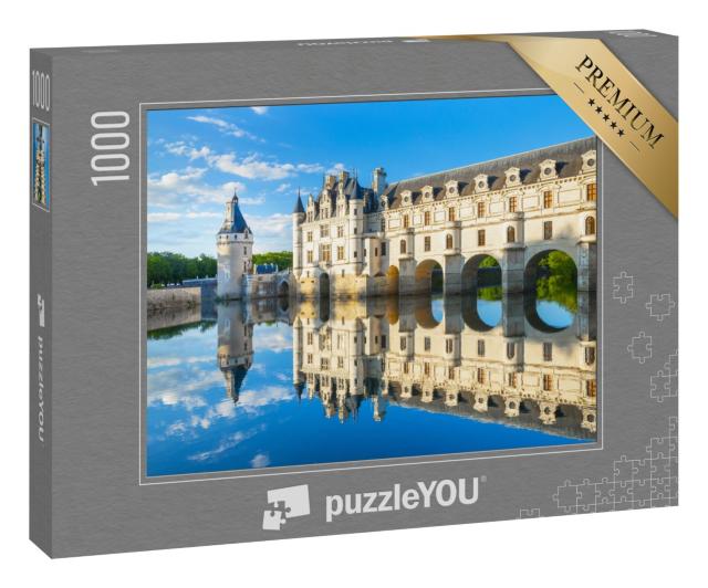 Puzzle 1000 Teile „Chateau de Chenonceau im Loire-Tal in Frankreich“