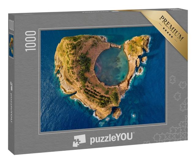 Puzzle 1000 Teile „Alte Unterwasservulkan, Azoren, Portugal“
