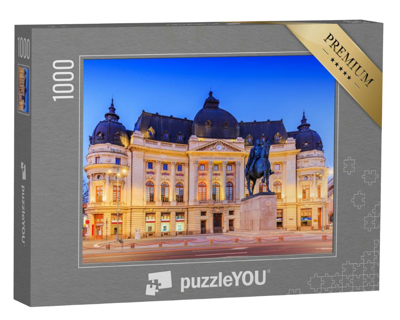 Puzzle 1000 Teile „Zentrale Universitätsbibliothek von Bukarest, Rumänien“