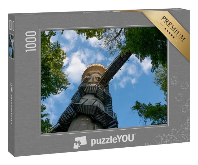 Puzzle 1000 Teile „Aussichtsturm im Baumwipfelpfad, Nationalpark Hainich“