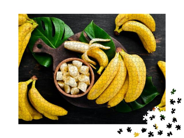 Puzzle 1000 Teile „Köstliche süße Bananen“