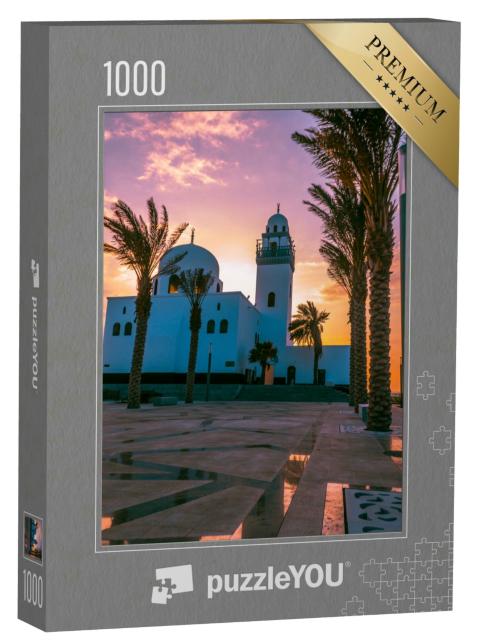 Puzzle 1000 Teile „Moschee von Jeddah Corniche, Saudi-Arabien“
