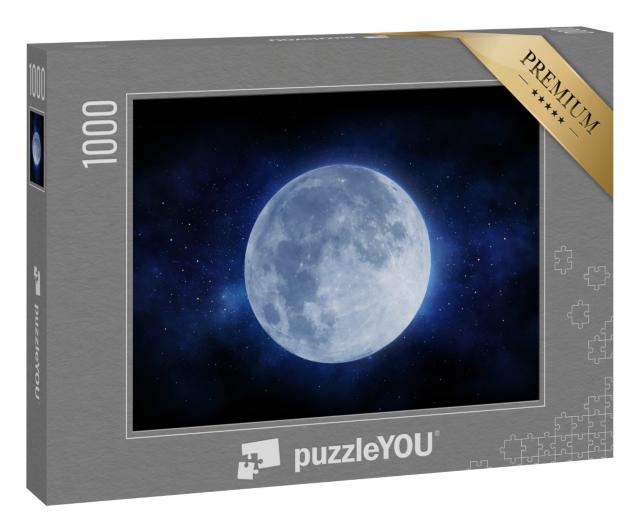 Puzzle 1000 Teile „Der Mond und der Weltraum“