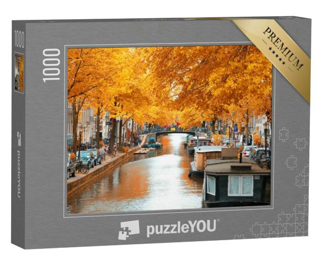 Puzzle 1000 Teile „Amsterdam Herbst. schöne Orte in Europa“