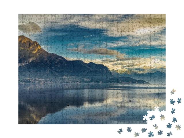 Puzzle 1000 Teile „Lago di Como, Comer See“