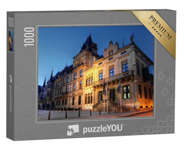 Puzzle 1000 Teile „Großherzoglicher Palast und Abgeordnetenkammer, Luxemburg-Stadt“