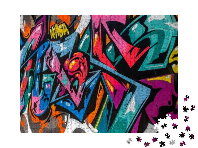 Puzzle 1000 Teile „Kreative Gestaltung: Graffiti“