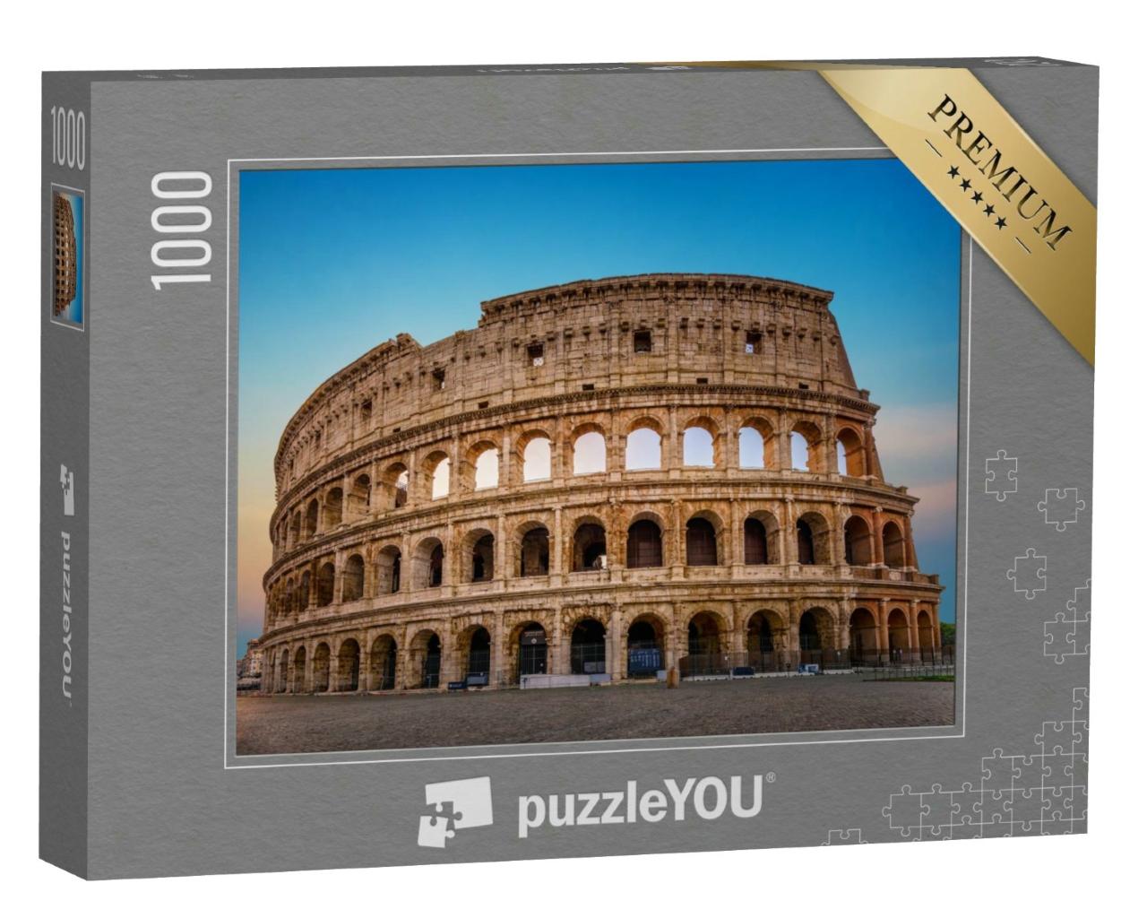 Puzzle 1000 Teile „Kolosseum in Rom, Gebäude aus der Antike, Italien“