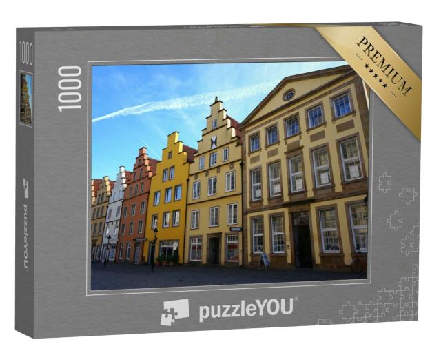 Puzzle 1000 Teile „Bunte Häuser, Osnabrück“