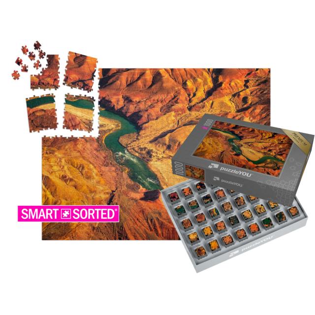 SMART SORTED® | Puzzle 1000 Teile „Colorado-Flusses im Grand Canyon, Arizona, USA“