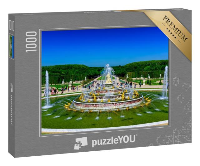 Puzzle 1000 Teile „Der Latona-Brunnen im Garten von Versailles, Frankreich“