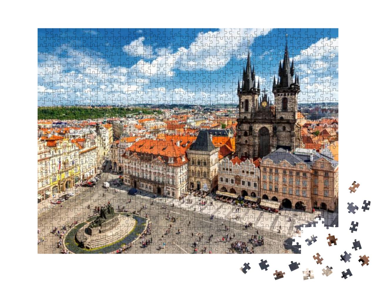 Puzzle 1000 Teile „Prag: Altstädter Ring“