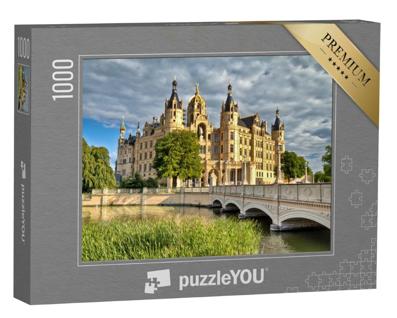 Puzzle 1000 Teile „Schweriner Schloss: Sitz der Landesregierung von Mecklenburg-Vorpommern“
