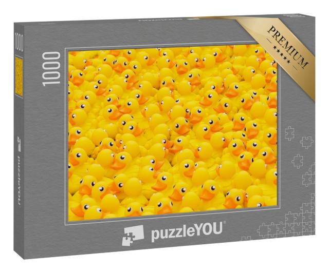 Puzzle 1000 Teile „Gelbe Spielzeug-Enten“