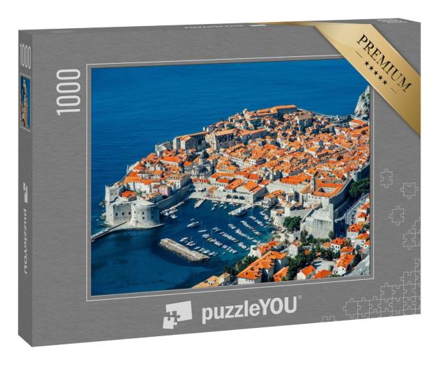 Puzzle 1000 Teile „Dubrovnik von oben, Kroatien“
