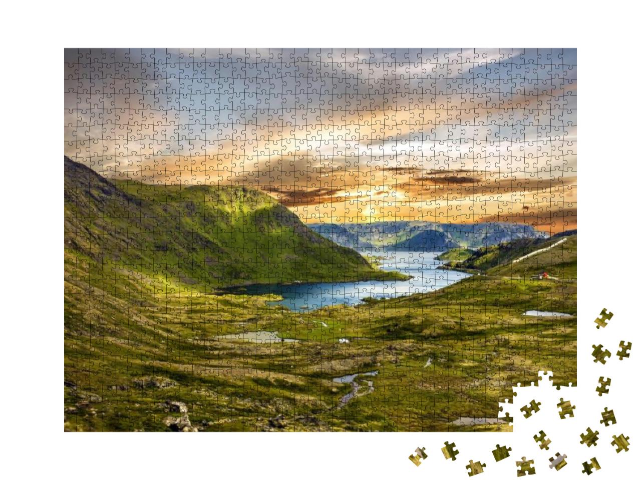 Puzzle 1000 Teile „Jenseits des Polarkreises: Nordkap, Honningsvag, Norwegen“
