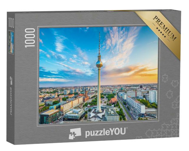 Puzzle 1000 Teile „Fernsehturm am Alexanderplatz, Berlin, Deutschland“