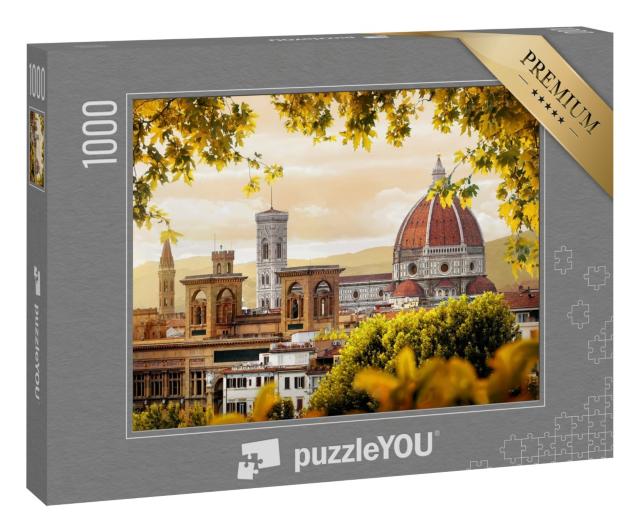 Puzzle 1000 Teile „Kathedrale Kathedrale Santa Maria del Fiore in Florenz, Italien“