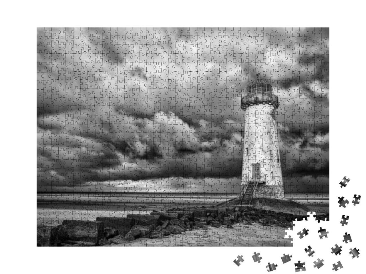 Puzzle 1000 Teile „Leuchtturm von Ayr“