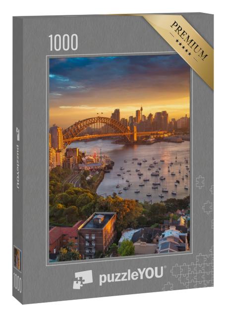 Puzzle 1000 Teile „Die Harbour Bridge in Sydney, Australien“