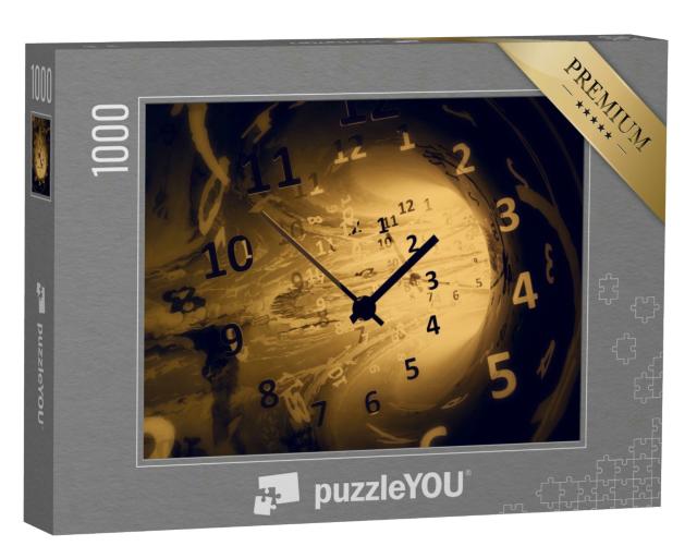 Puzzle 1000 Teile „Zeit, 3D-Illustration“