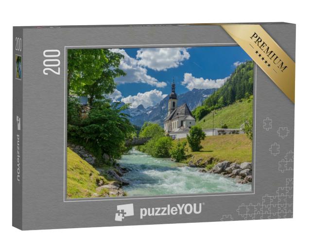 Puzzle 200 Teile „Berchtesgadener Voralpenlandes: Ramsau und Umgebung“