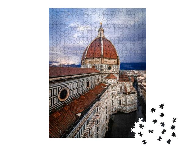 Puzzle 1000 Teile „Florentiner Dom Santa Maria del Fiore, Italien“