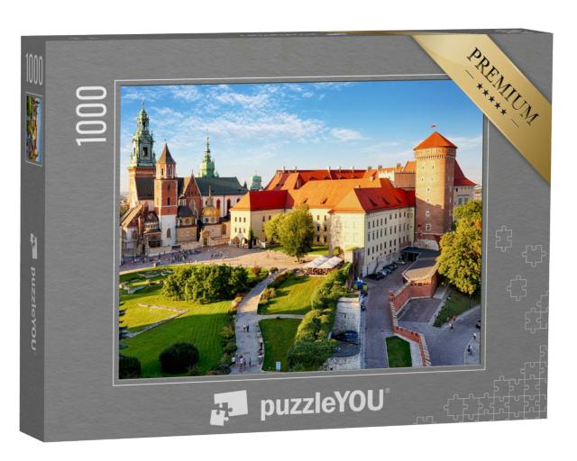 Puzzle 1000 Teile „Schloss Wawel bei Tag, Krakau“