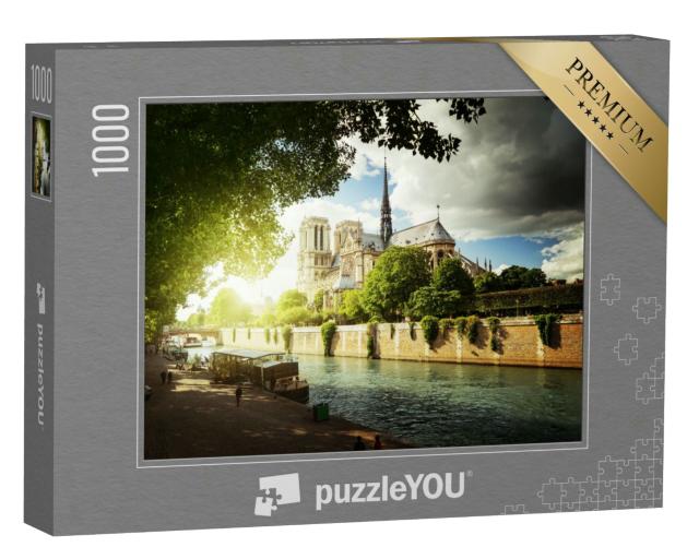 Puzzle 1000 Teile „Seine und Notre Dame de Paris, Frankreich“