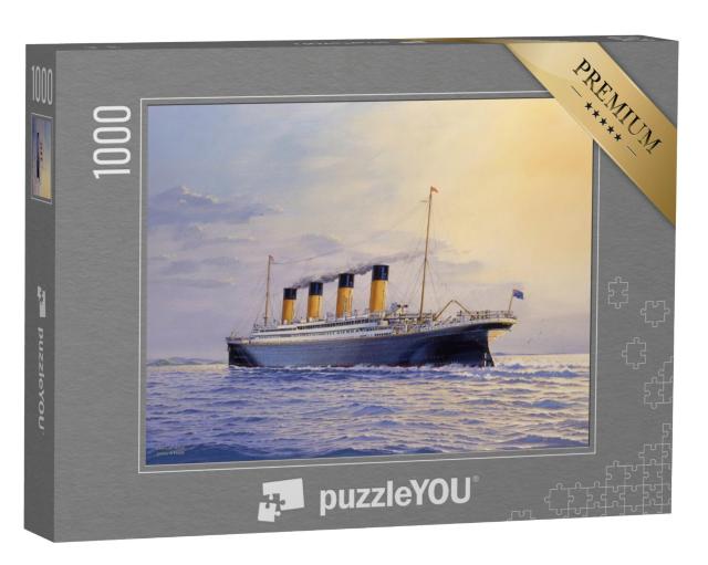 Puzzle 1000 Teile „Titanic nähert sich Queenstown“