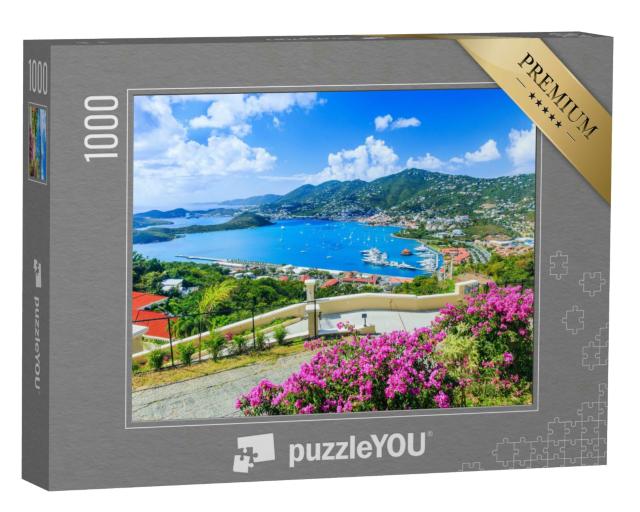Puzzle 1000 Teile „Panorama: Karibik, St Thomas US Virgin Islands“