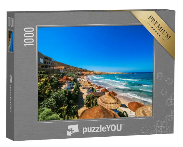Puzzle 1000 Teile „Wunderschöner Strand von Hammamet, Tunesien“