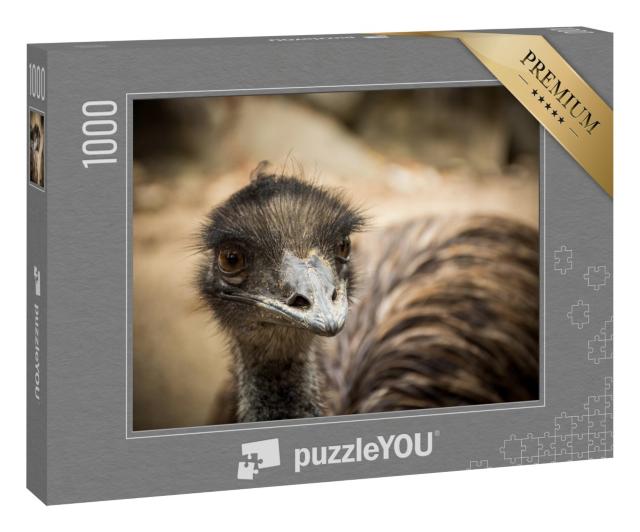 Puzzle 1000 Teile „Emu, sitzend“