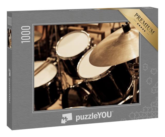 Puzzle 1000 Teile „Detailstudie: Ein Schlagzeug“