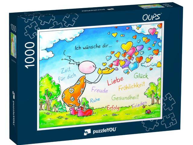 Puzzle 1000 Teile „Oups – Ich wünsche dir …“