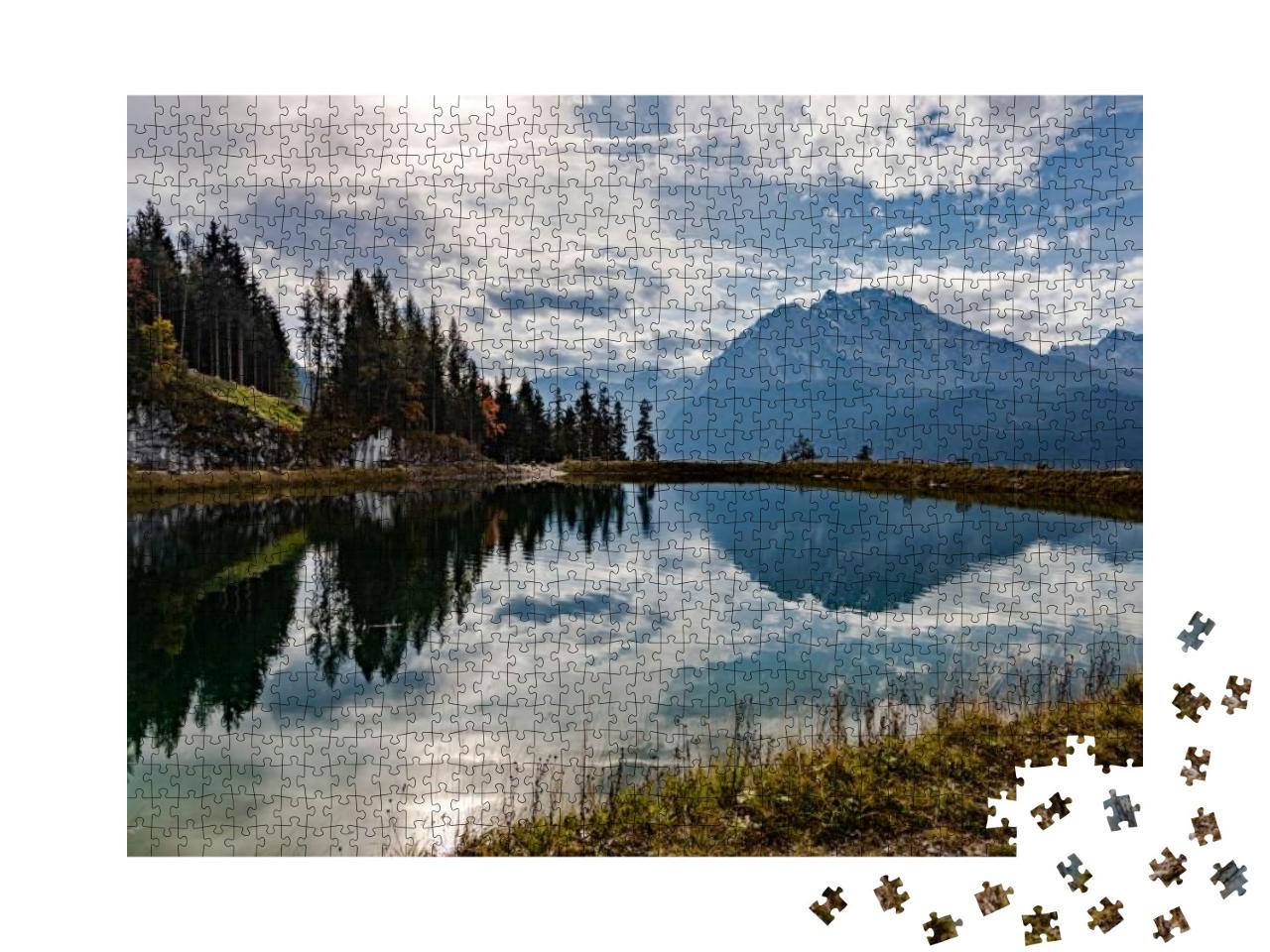 Puzzle 1000 Teile „Schöner Bergblick vom Jennerberg aus“