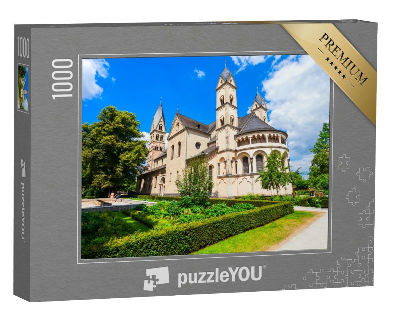Puzzle 1000 Teile „Älteste Kirche in Kolenz: Basilika St. Kastor“