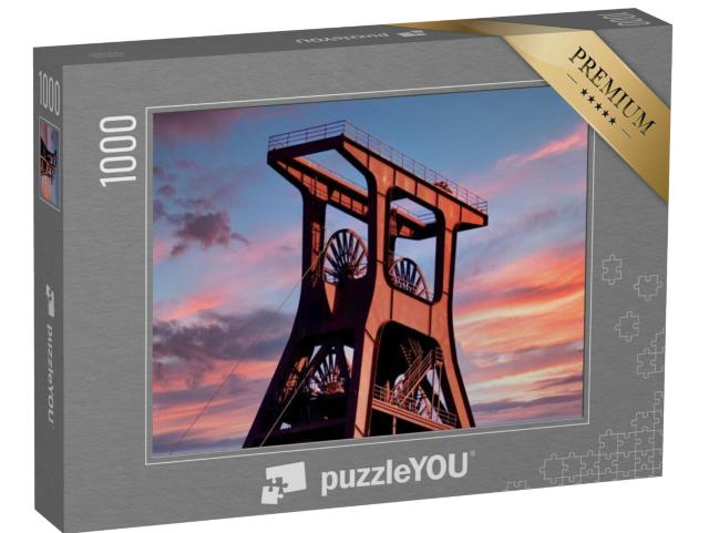 Puzzle 1000 Teile „Ein alter Förderturm im Ruhrgebiet, Deutschland“