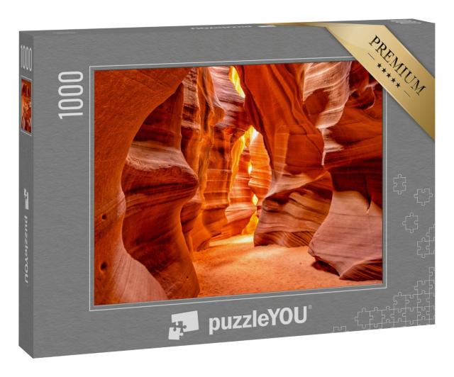 Puzzle 1000 Teile „Antelope Canyon Lichter und Felsen arizona usa“