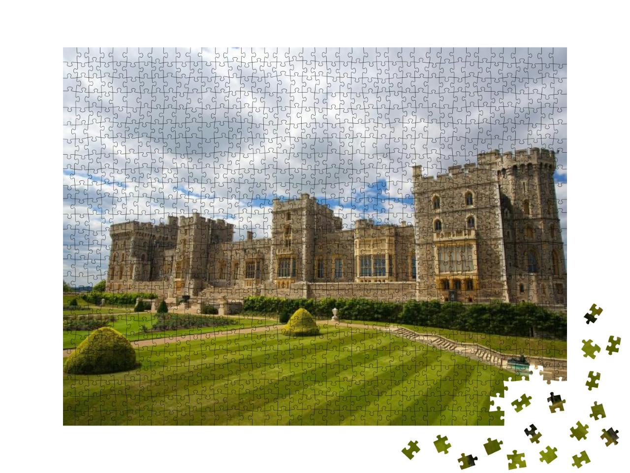 Puzzle 1000 Teile „Schloss Windsor bei London, Großbritannien“