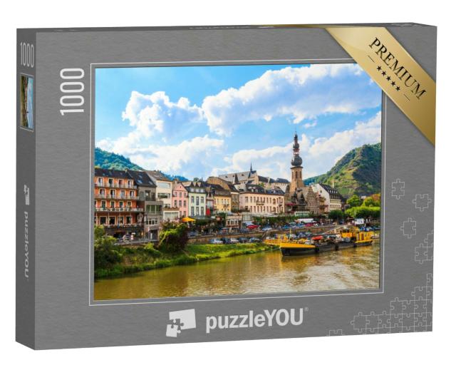 Puzzle 1000 Teile „Blick auf Cochem, Weinstadt an der Mosel, Deutschland“