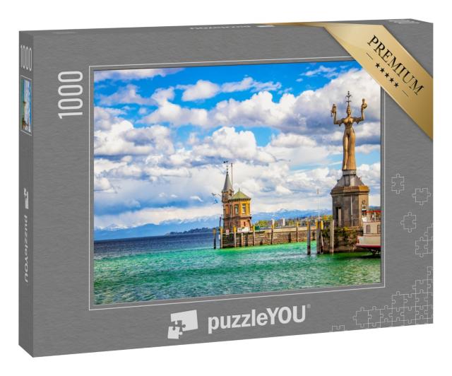 Puzzle 1000 Teile „Die Stadt Konstanz am Bodensee“